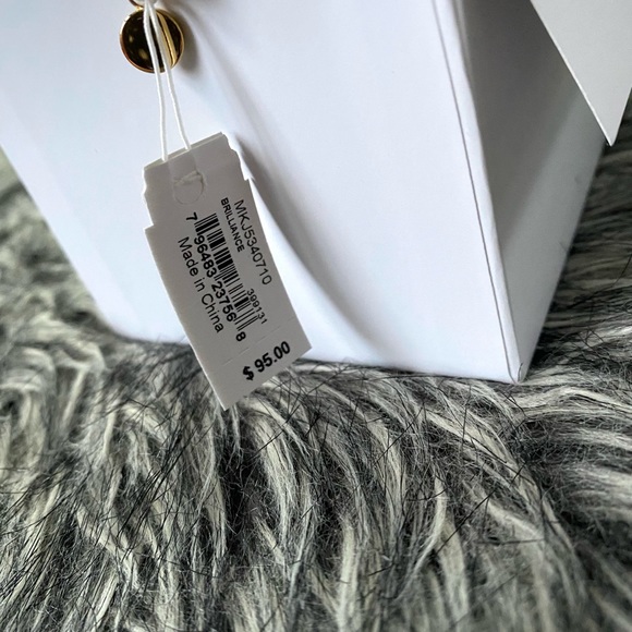 NWT authentic MK gold tone stone pendant - Picture 5 of 5